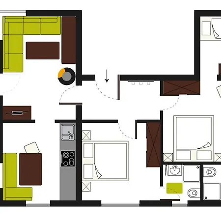 펜션 In The Laerchenwald House *